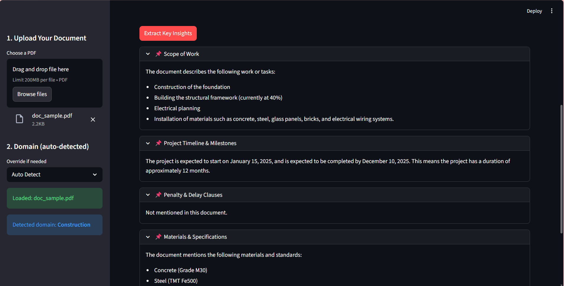 DOCUSENSE : RESEARCH AUTO screenshot 2