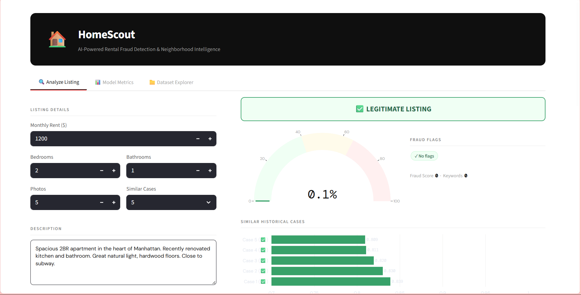 HOMESCOUT : AI INTELLIGENCE screenshot 2