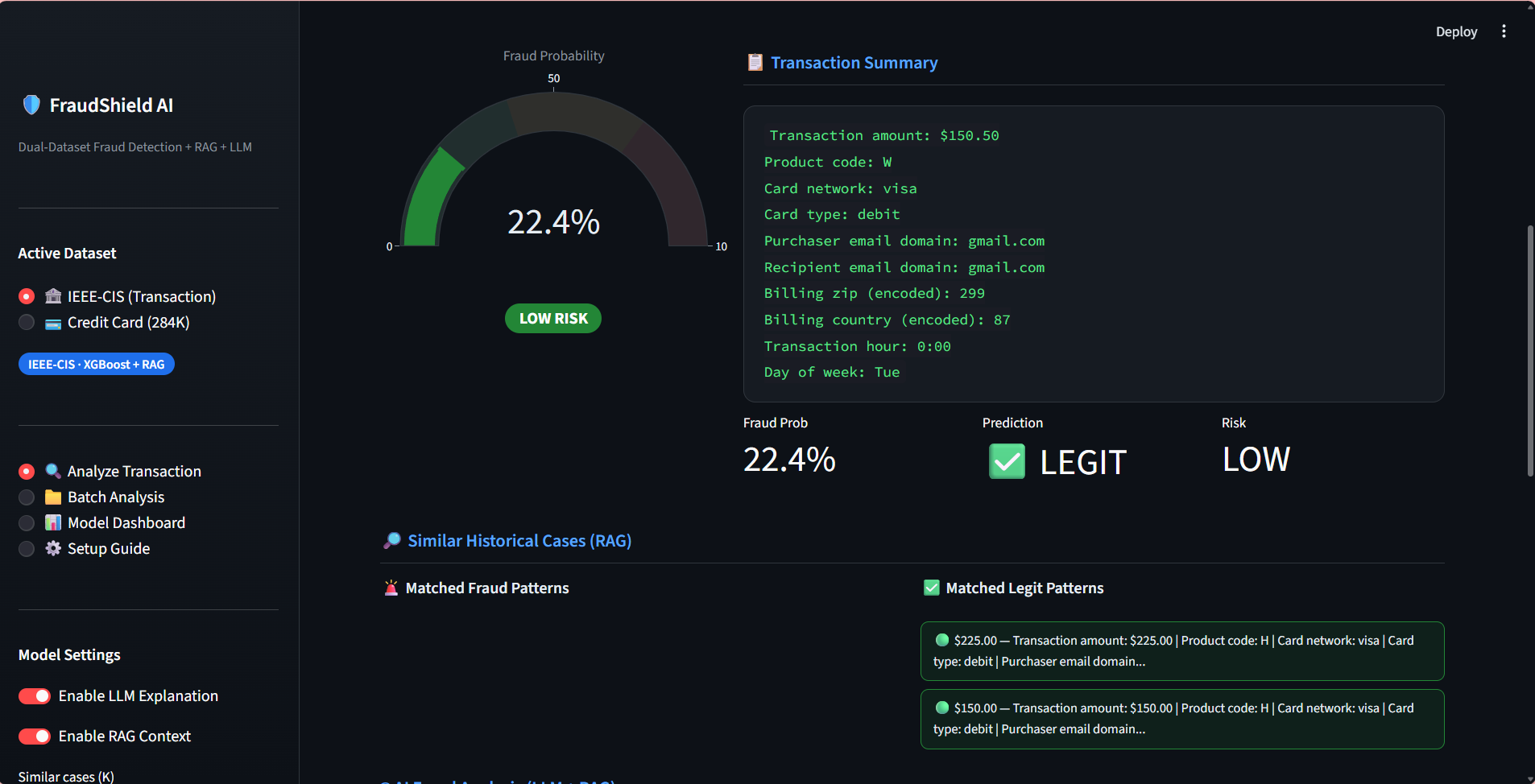 FRAUDSHIELD AI screenshot 2