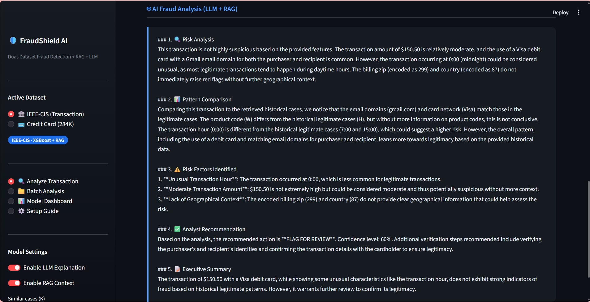 FRAUDSHIELD AI screenshot 3